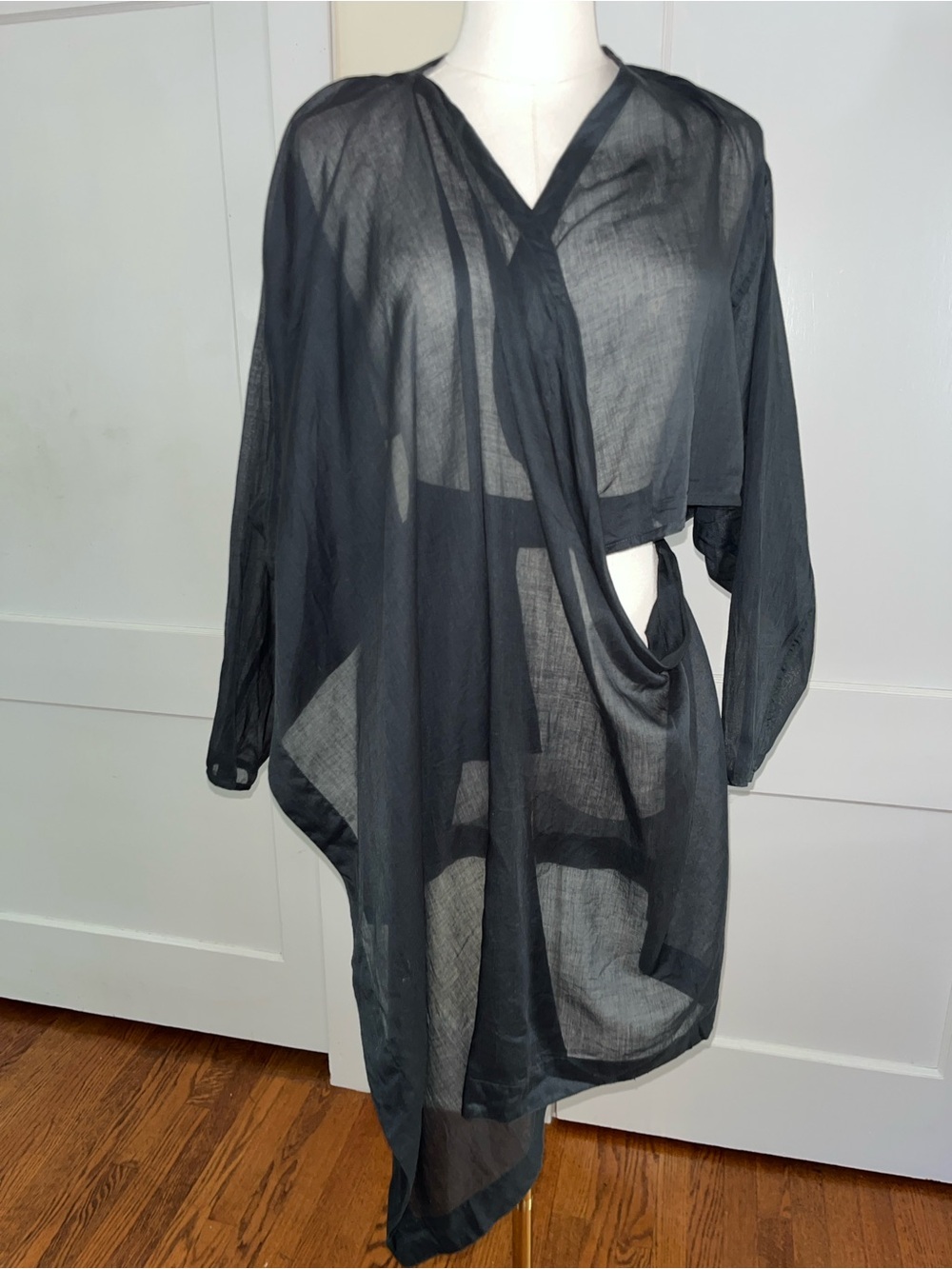 Azzedine Alaïa Body-Revealing Sheer Dark Green Archival Ensemble